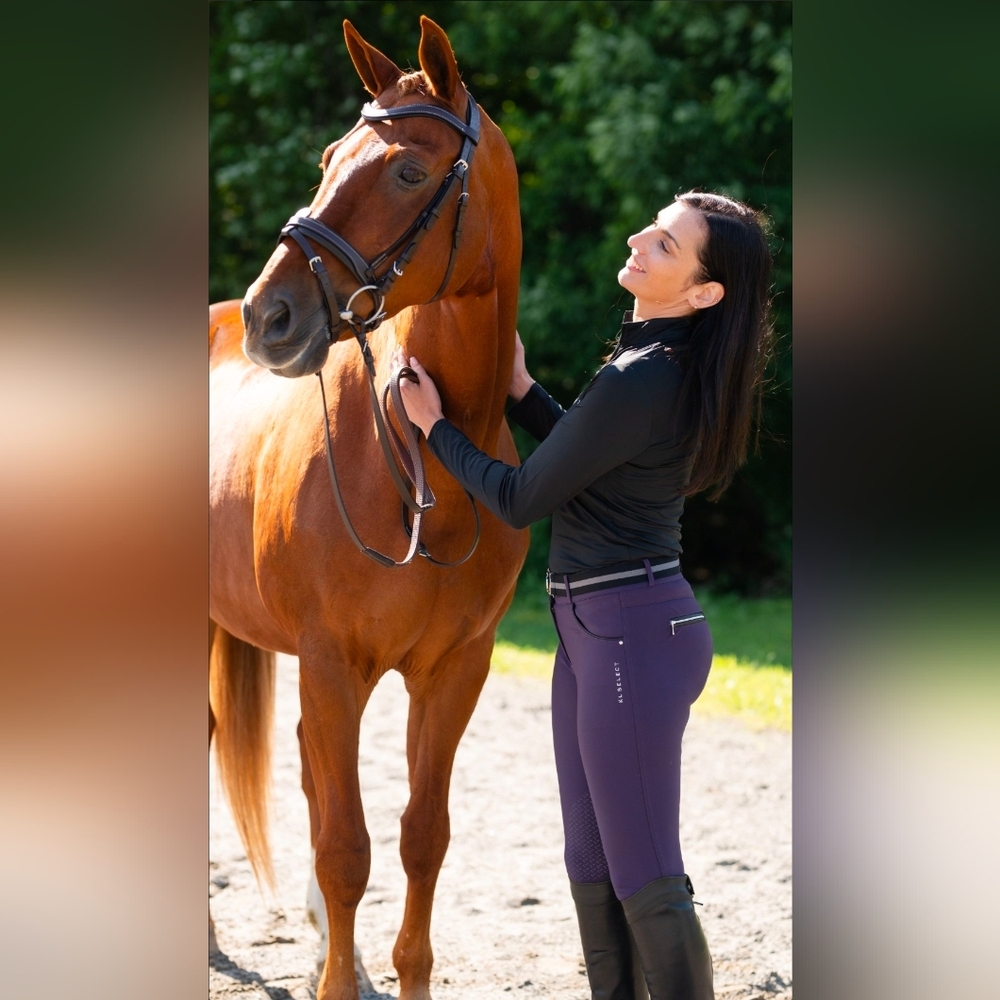 KL Select Gabrielle 22R KP Blackberry/Black Riding Breeches